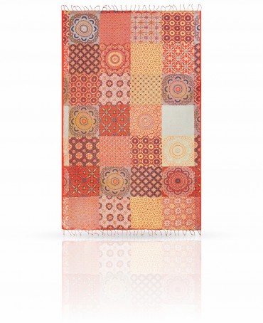 Палантин Женский S30-EURO.TILE/HOT.RED